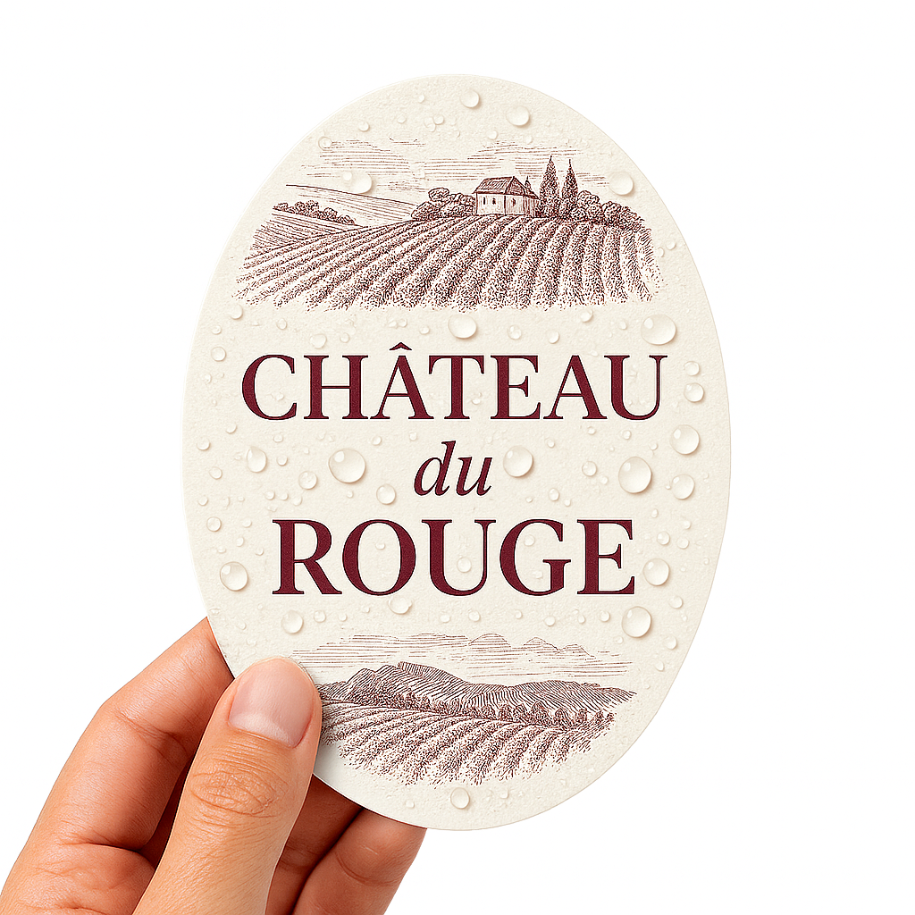 Waterproof Oval Stickers & Labels