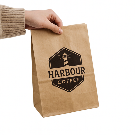 Printed Handleless Paper Bags