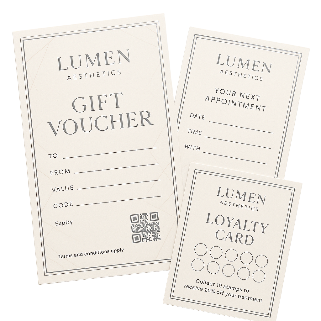 Foil Gift Vouchers