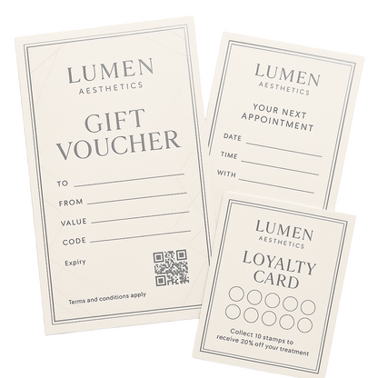 Foil Gift Vouchers