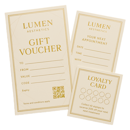 Foil Gift Vouchers