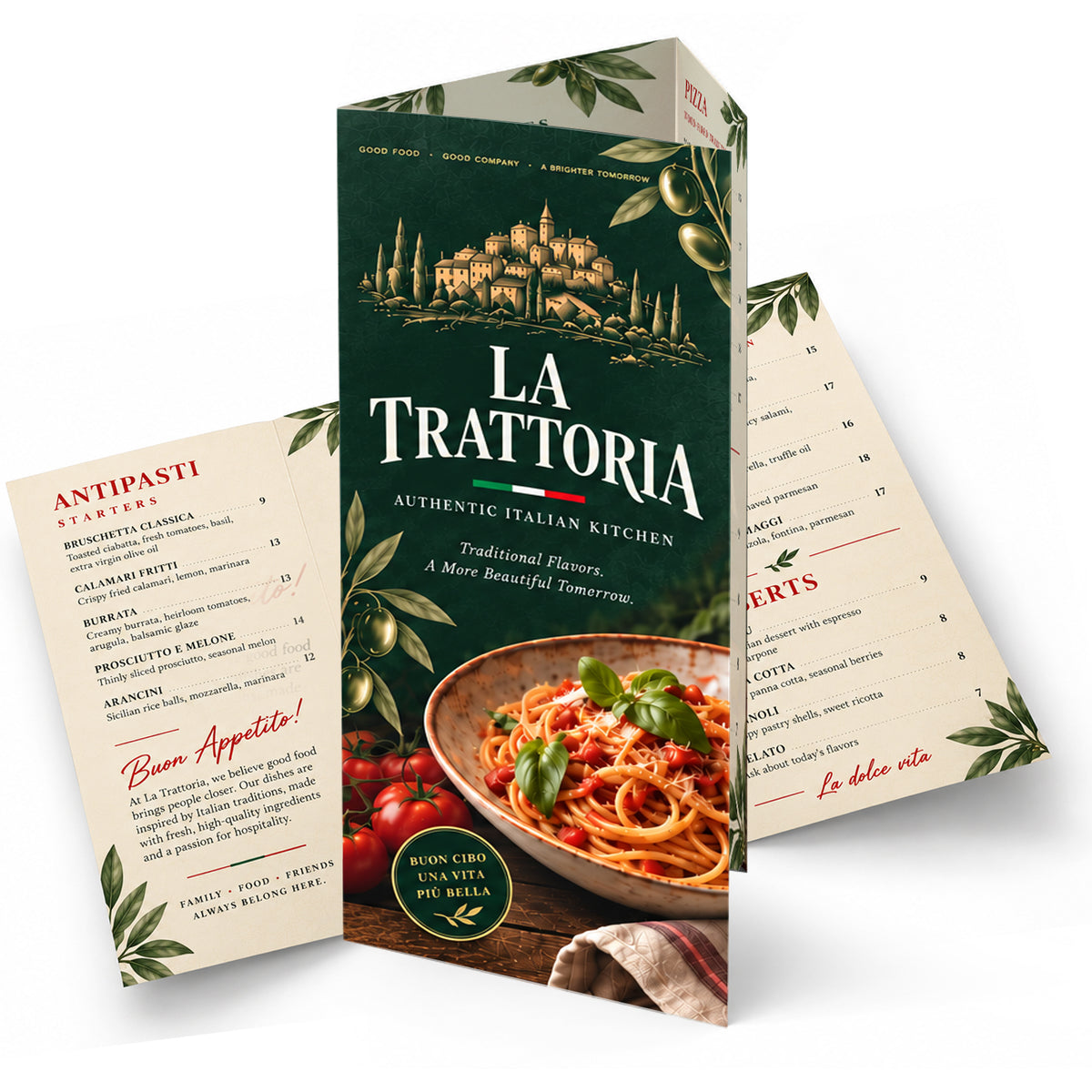 Laminated C-Fold Leaflets