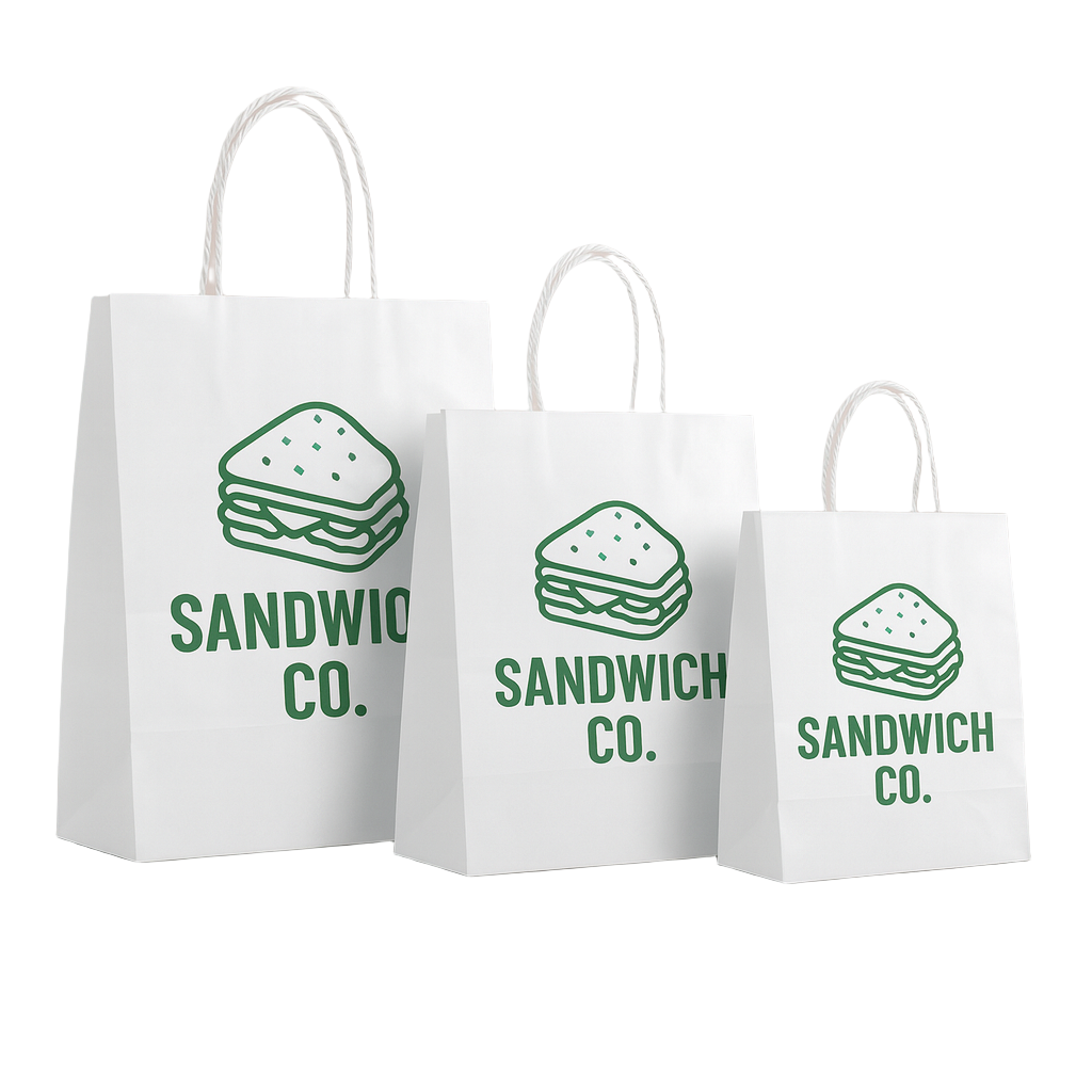 Printed Twisted Handle Paper Bags