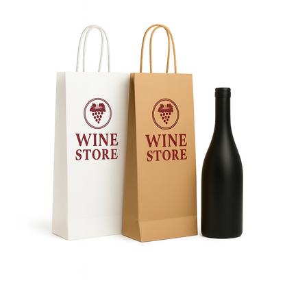 Printed Twisted Handle Paper Bags