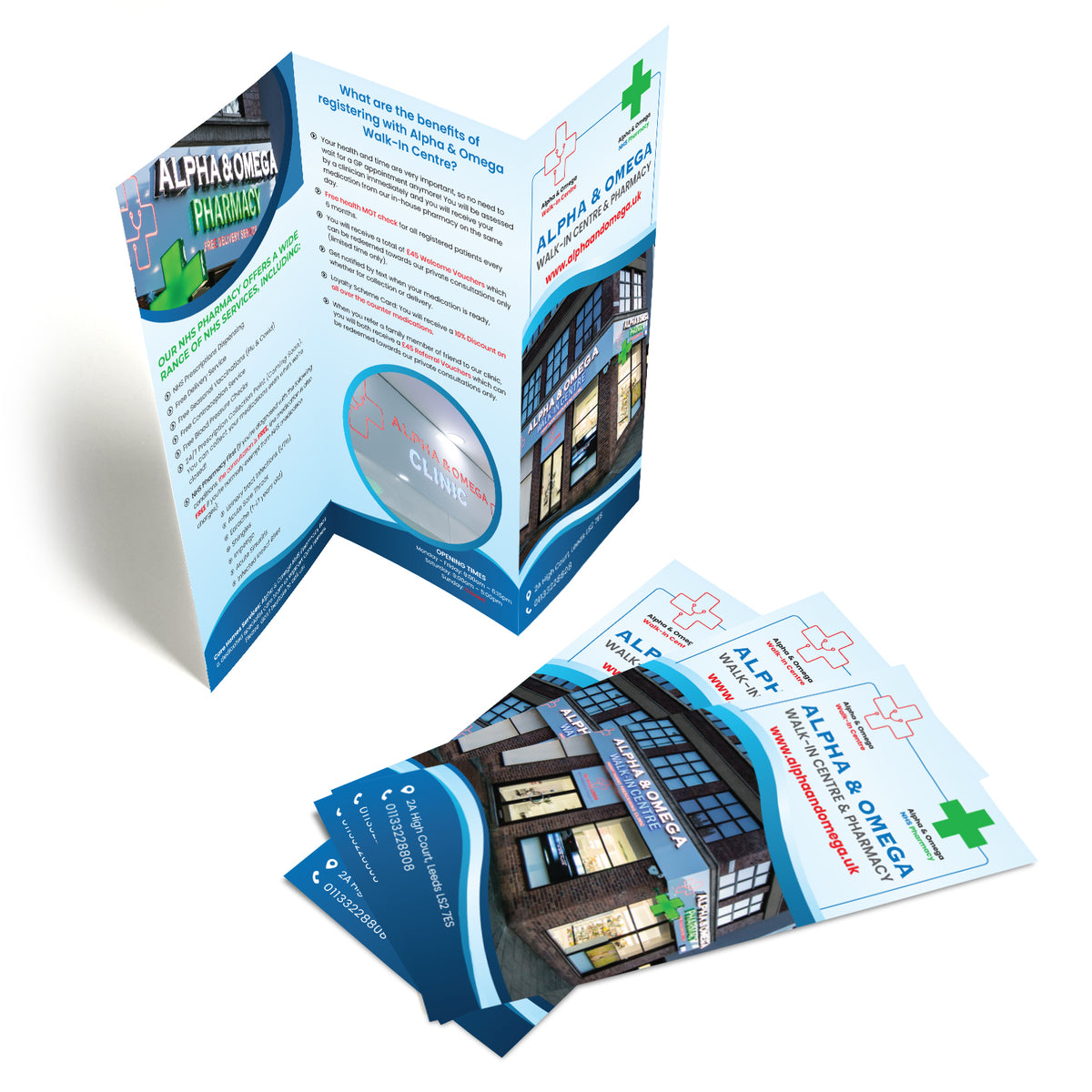 Next Day Z-Fold Leaflets