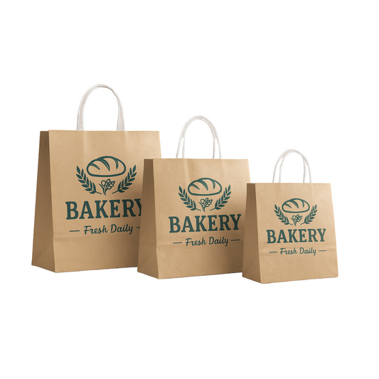 Printed Twisted Handle Paper Bags